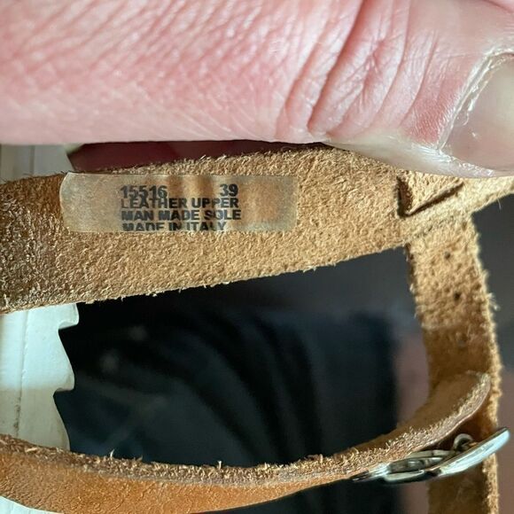 Size 8.5 Barbara Barbieri Leather Sandals - Picture 6 of 7